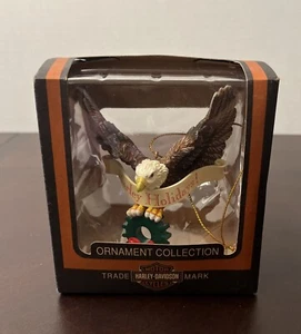 Vintage Harley Davidson Harley Holidays Eagle Ornament Collectible Biker 2000 - Picture 1 of 6