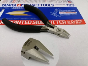 Tamiya Models Sharp Pointed Side Cutter for Plastic (Slim Jaw) - Picture 1 of 1