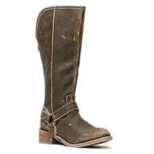 Corral Ladies Distressed Brown Tall Harness Boot P5100