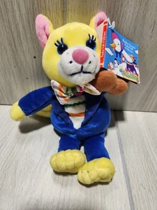 Vintage Hey Diddle Cat Fiddle Commonwealth Plush 1999 Mother Goose Bean Bag - Picture 1 of 8