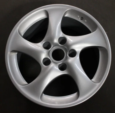 03 04 05 PORSCHE 911 18X10 18" OEM WHEEL RIM 67286 99636214004 SILVER REAR Foto 1 de 4