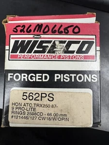 1987-89 Honda TRX250 Wiseco Piston Kit NEW #526M06650 - Picture 1 of 2