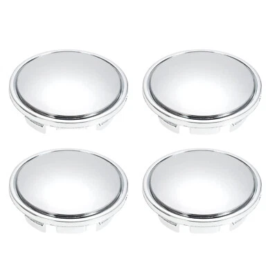 4PCS 56mm Car Wheel Center Caps Hub Tyre Rim Hub Cap Cover Universal ABS Chrome — 第 1/4 张图片