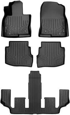 SMARTLINER 3 Row Floor Mat Liner Set Compatible with 2020-2021 Mazda CX-9  - Image 1 of 2