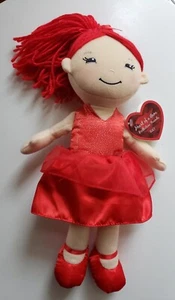 Neu Demdaco Nat Jules Red Ruby July Birthstone Friend Puppe Plüsch - Bild 1 von 5