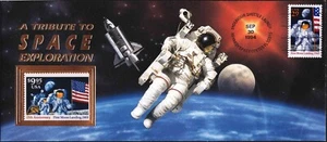 Sello de 9,95 USD volado Endeavour STS-68 1994-9-30; Really Space Mail, Boardpost, certificado de autenticidad - Imagen 1 de 3