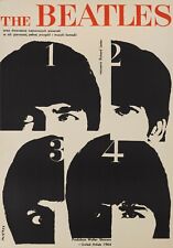 NEW The Beatles Concert Tour Poster Print Art Canvas Music Songs Free Shipping 