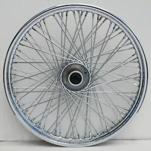 80 SPOKE FRONT WHEEL 21 X 2.15 HARLEY SOFTAIL FXST FXSTC WIDE GLIDE DYNA 84-99 - Foto 1 di 1