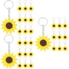 Set Of 3 Metal Key Chain Pendants Flower Centerpieces