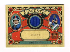 2010 Crown Royale Majestic Materials #28 Phil Simms 010/299! Jersey - Picture 1 of 2