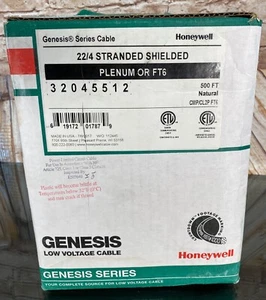 Honeywell Genesis Alarm/Electronics Plenum 3204 Cable 22/4 CMP/CL2P/FT6 ~ 100 ft - Picture 1 of 6