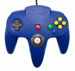 N64 OFFICIAL CONTROLLER (BLUE) (Nintendo 64) A - Zdjęcie 1 z 1