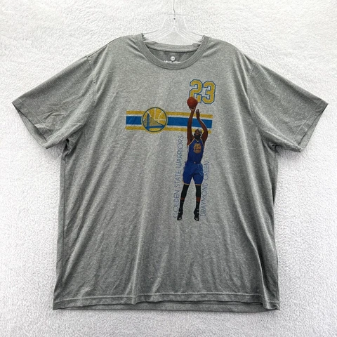 Golden State Warriors Shirt XXL Mens Gray Draymond Green 23 NBA 2XL Sports Top Cover
