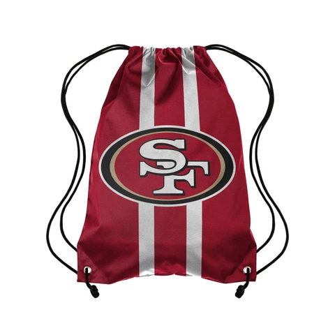 San Francisco 49ers Team Stripe Drawstring Back Pack FREE SHIP!! Cover