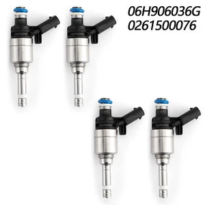 4pcs Fuel Injectors For Audi A4 A3 A5 TT VW T5 Eos CC 2.0L Turbo 0261500076 D1 - Picture 1 of 7