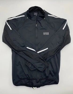 Chaqueta cortavientos Gore Bike Wear negra de ciclismo con caparazón suave para mujer talla grande” Foto 1 de 4