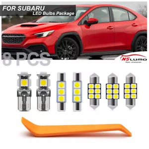 Kit de luz interior LED mapa cúpula espejo maletero luz de bota para 2022+ Subaru WRX VB - Imagen 1 de 8