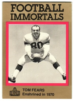 Tom Fears Football Immortal Card # 40 - Image 1 of 2