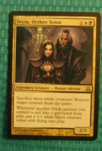 1x Teysa, Orzhov Scion, HP, Guildpact, EDH Commander Gettoni Rimozione Leggenda - Foto 1 di 1