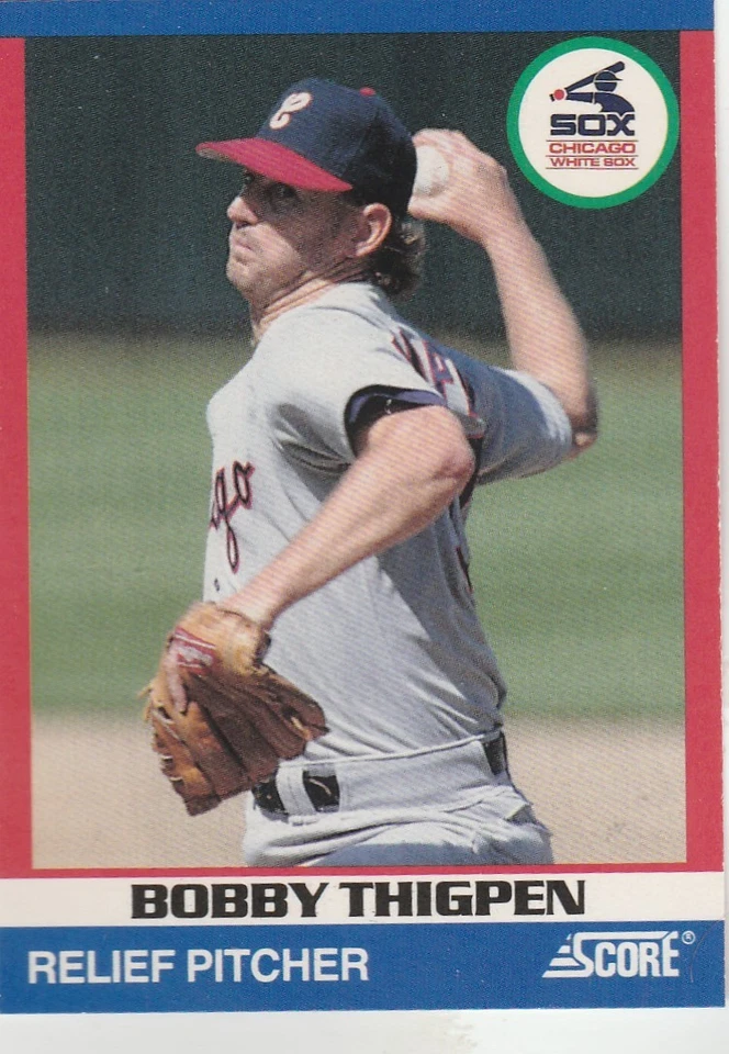FREE SHIPPING-MINT-1991 Score 100 Superstars Chicago White Sox #95 Bobby Thigpen - Image 1 of 1