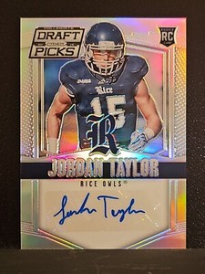 2015 Panini Prizm Draft Picks #203 Jordan Taylor AUTO RICE