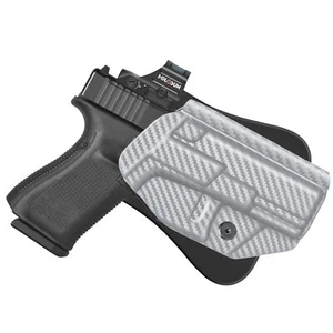 Amberide OWB KYDEX Holster Fit: Glock 19/19X/44/45 Gen3-5 & Glock 23/32 Gen3-4 - Picture 1 of 31