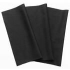 5X(3x microfiber cleaning cloth 20x19cm, black cleaning cloths, touchscreen9496