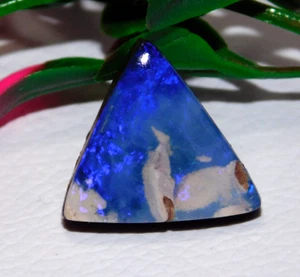 Australian Doublet Opal 17 Ct, Natural Gemstone Cabochon AA+ Quallity - Picture 1 of 5