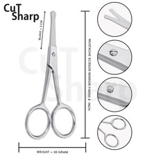 Eyebrow Nose Facial Hair Moustache Scissors Shear Baby Hair Trimming Scissor