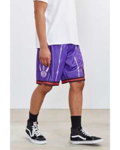 Pantalones cortos Mitchell & Ness Toronto RAPTORS 1999 AUTÉNTICOS RAYAS MORADAS - Imagen 1 de 17