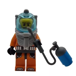 Lego Minifigur Deep Sea Diver CTY0560 Deep Sea Exploration Vessel 60095-1 - Bild 1 von 15