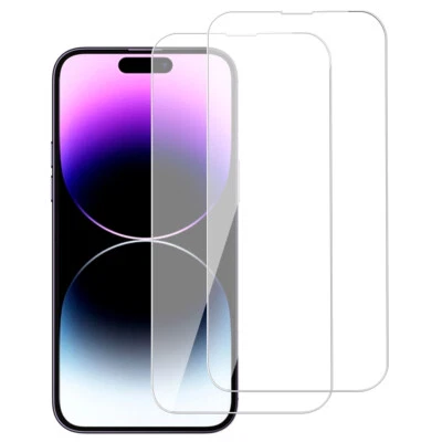 Protector Pantalla Cristal Templado CUBIERTA COMPLETA para iPhone 15 14 Pro Max 11 12 13 14 Foto 1 de 4