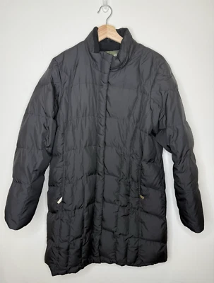Chaqueta Y2K Eddie Bauer para mujer grande plumón de ganso acolchado Parka abrigo empotrado Foto 1 de 4
