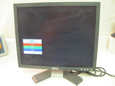 Dell E176FPc 17" LCD Flatscreen 5:4 VGA TFT Monitor + Stand & Cords CC639 MC040 - Image 1 of 4