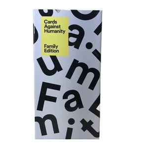 Cards Against Humanity Family Edition Funny Humor Card Game 4+ Players, 12 Yrs+ - Picture 1 of 12