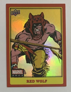 2020 Upper Deck Marvel Ages High Series Foil Board Parallel SP Red Wolf #220! - Picture 1 of 2