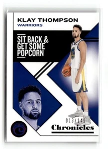 2019-20 Panini Chronicles Red /149 - Klay Thompson #33 - Picture 1 of 2