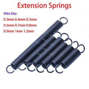 Extension Springs Wire Dia 0.3-1.2mm Extending Expanding Tension Hook Springs - Picture 1 of 5