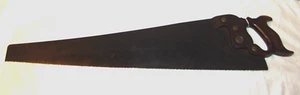 Fulton Swedish Steel Hand Saw Antique Exc! Wood Tool 29" Embossed - Picture 1 of 10