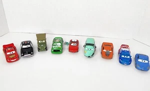 Lot of 9 set Disney Pixar Movie Cars Diecast Sheriff Sally Lightning Sarge - Picture 1 of 6