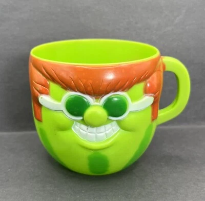 1974 With It Watermelon Pillsbury Funny Face bebida taza de plástico taza promoción sin usar Foto 1 de 4