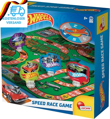 BESUCHE DEN LISCIANIGIOCHI-STORE Lisciani - HOT WHEELS Speed Race Spiel - Das Klassische Rennspiel Für Kinder Ab