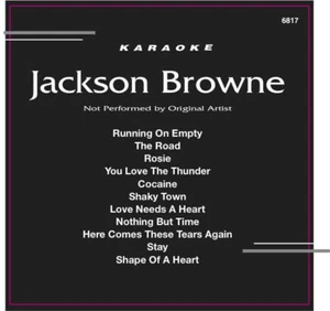 JACKSON BROWNE COUNTRY Karaoke CD+G Backstage #6817 in ORGINAL Black Sleeve - Picture 1 of 2