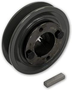 GUSSEISEN ELEKTROMOTOR RIEMENSCHEIBE 5,25 ZOLL, 1 EINZELNE RILLE FÜR B, BX, 5L RIEMEN - Bild 1 von 6