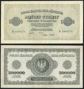 Poland 50000 Marek Year 1923 Small Letters And Numbers 36 (1) MBC+/VF+ - Picture 1 of 1