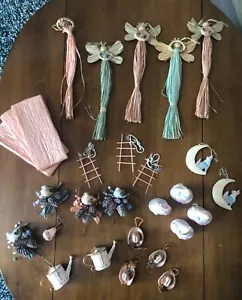 Vintage 1980's Southwest Holiday Christmas Decorations Lot x26 pieces - Picture 1 of 17