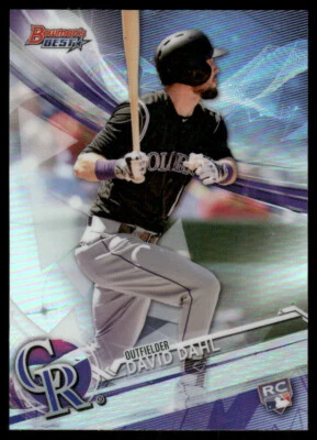 2017 Bowman's Best - Refractor #11 David Dahl (RC) - Image 1 of 2