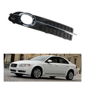 Left Bumper Fog Light Lamp Cover w/ Chrome Moulding Trim For Volvo S80 V70 - Picture 1 of 4