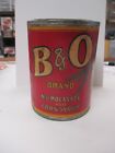Rare Vintage B&O Brand Molasses And Corn Syrup Tin