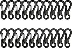 Small Mini Carabiner Clip Tiny Spring Snap Hook Keychains Micro Carabiners for P - Picture 1 of 7